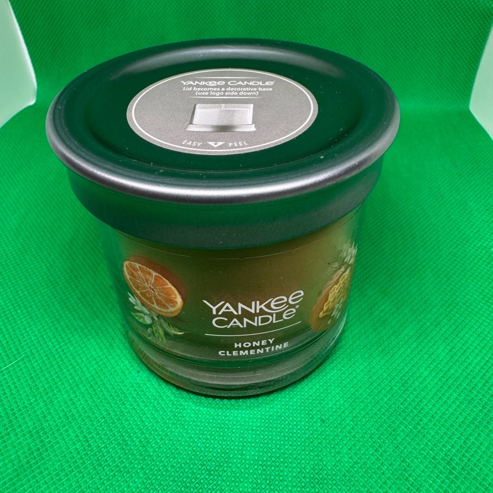 Yankee Candle Honey Clementine Jar 4.3 oz small tumbler new